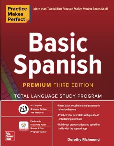 Practice Makes Perfect: Basic Spanish cover