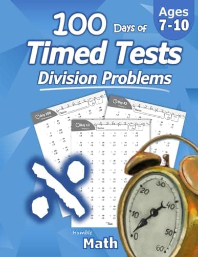 Humble Math — 100 Days of Timed Tests: Division cover